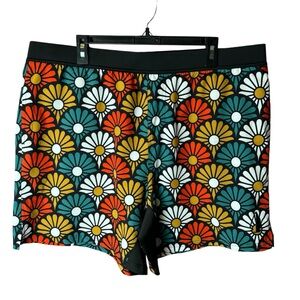 Tachuntfish Athletic Shorts Japanese Floral 4XL